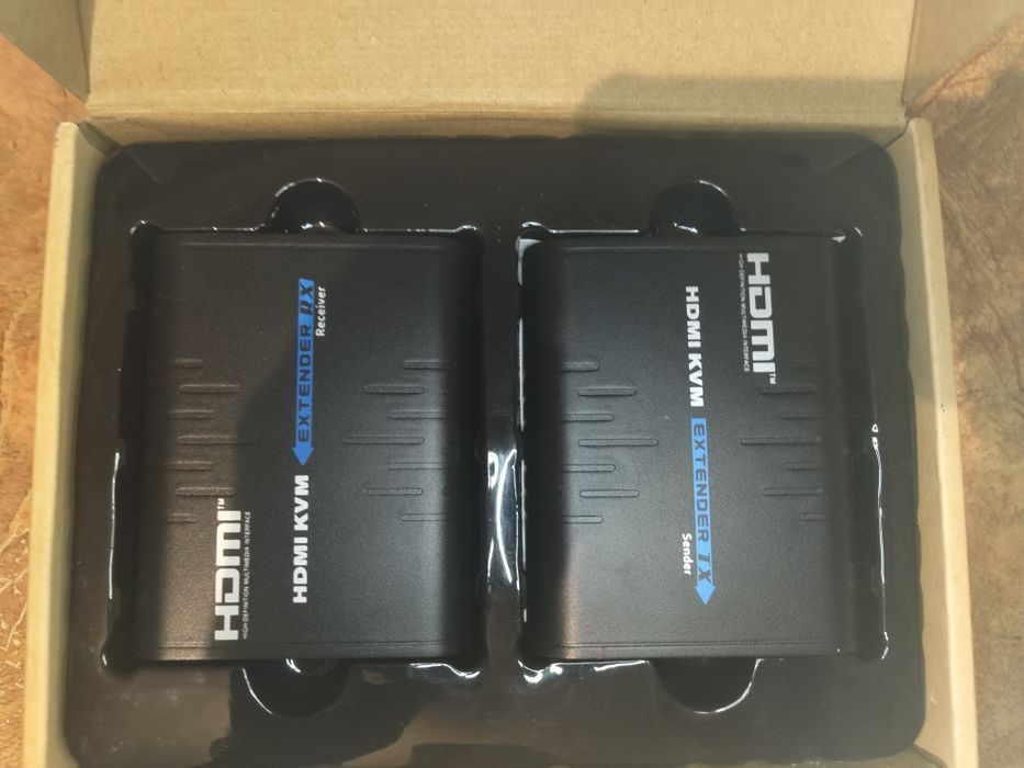 Подовжувач HDMI Full HD KVM через IP 120 м