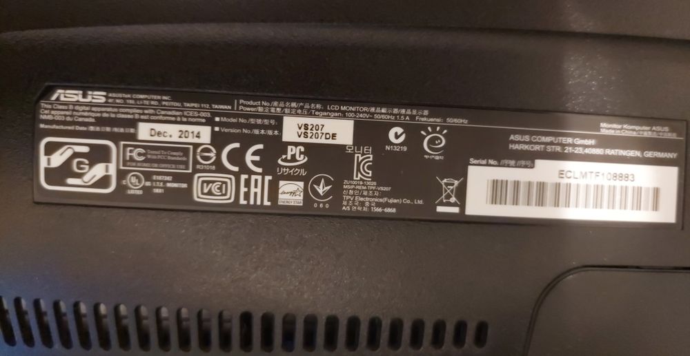 Monitor ASUS 19"-20" HD / Wyświetlacz LCD