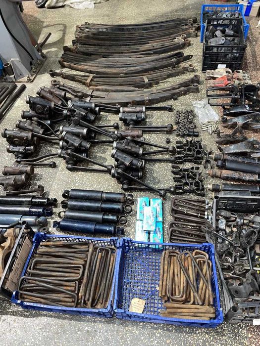 Ресори, амортизатори, втулки рессор, кронштейни Газ 20, Газ 21, Газ 69