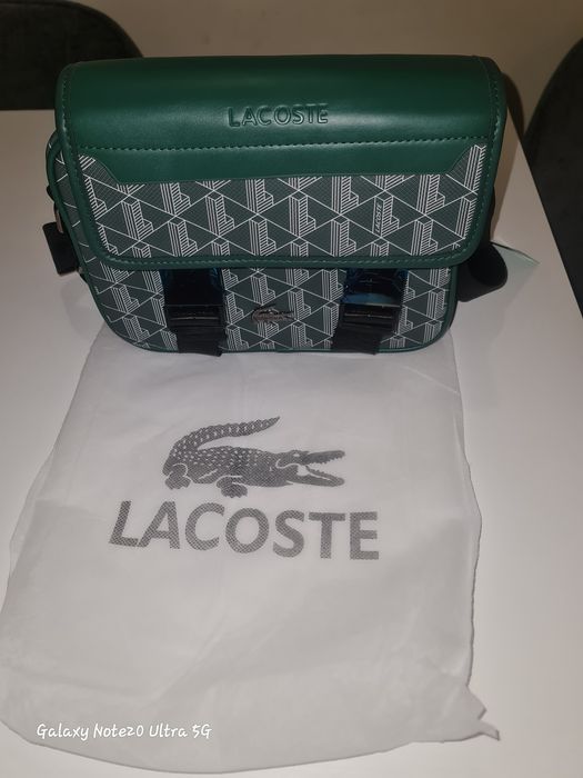 Bolsa Lacoste Tiracolo Nova verde para liquidação do stock
