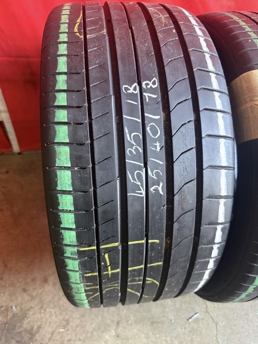 Pneus 215/40/18 + 245/35/18 Falken + Continental Como novos