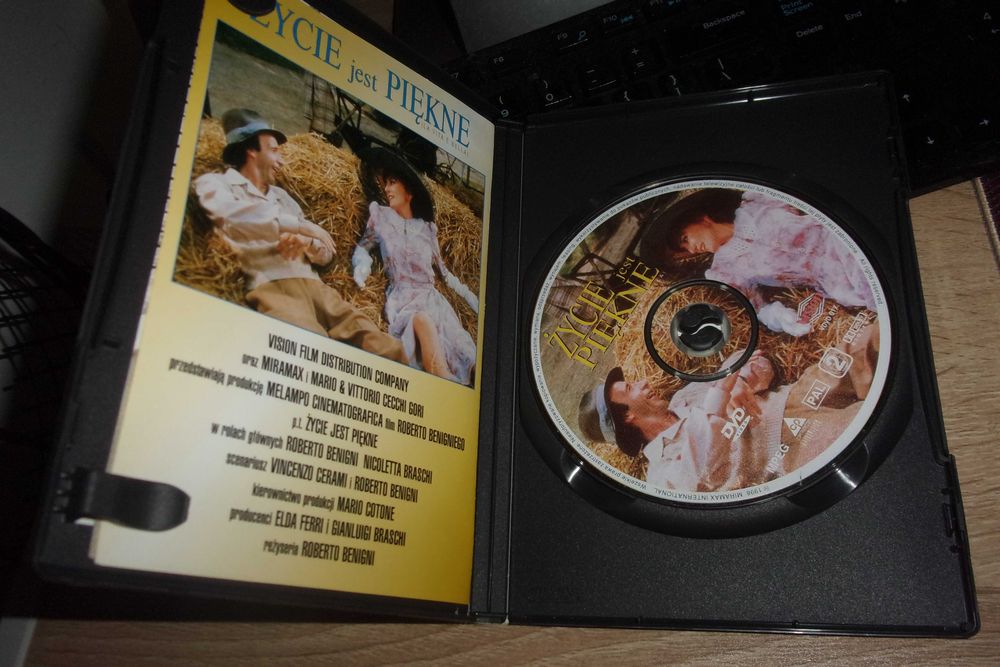 życie jest piękne Benigni dvd