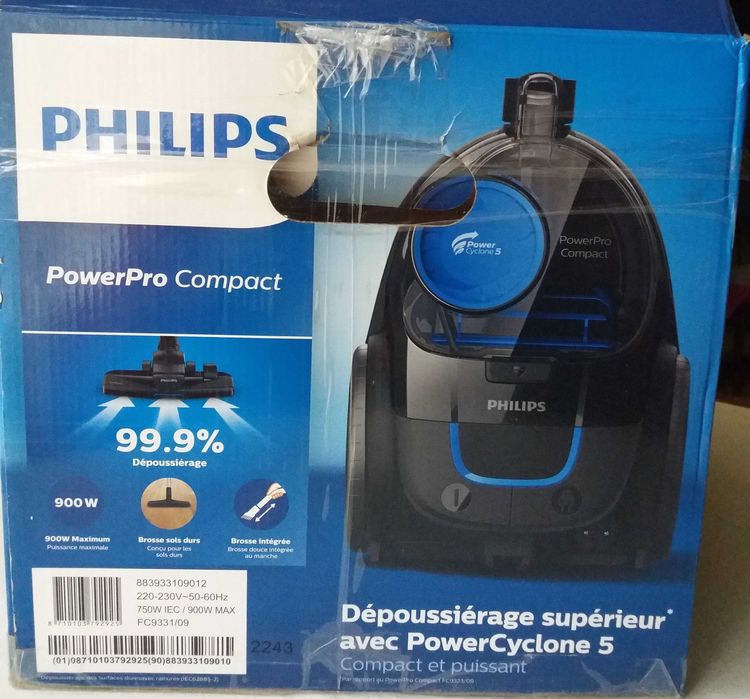 Philips PowerPro Compact пилосос без мішка для пилу модель FC 9331/09