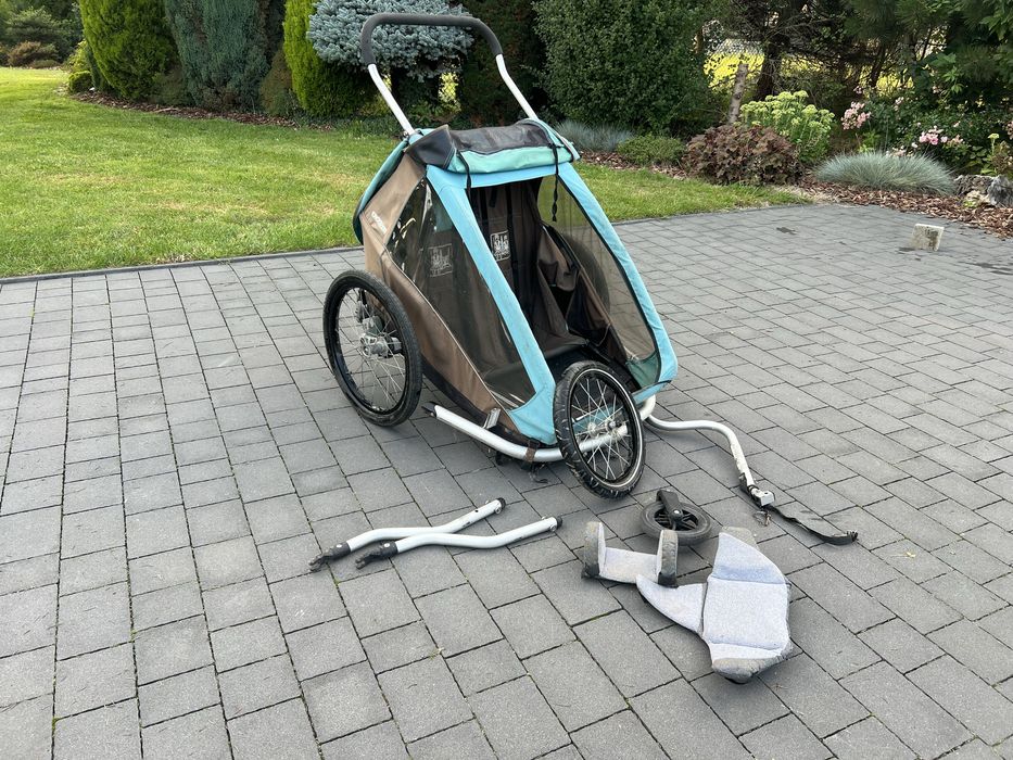 Croozer kid for 2 Tychy, przyczepka rowerowa dla 2 dzieci