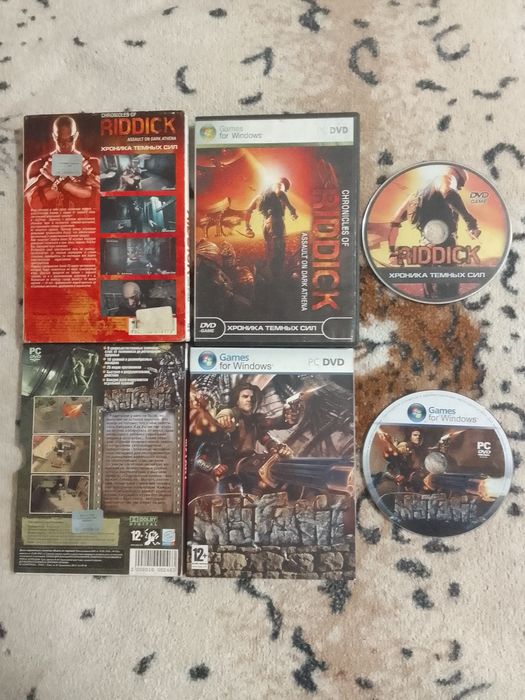 Ігри для PC 10шт.на dvd дисках по 50грн.