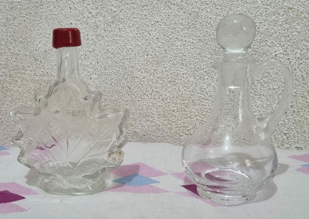 Garrafas em vidro Decoração