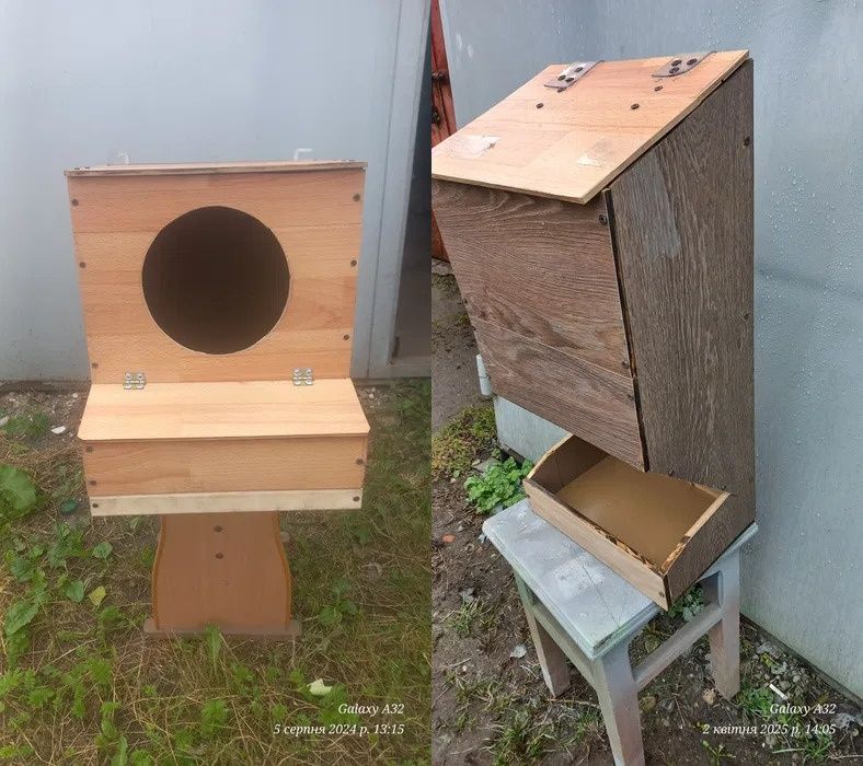 Кубло для курей з яйцезбірником