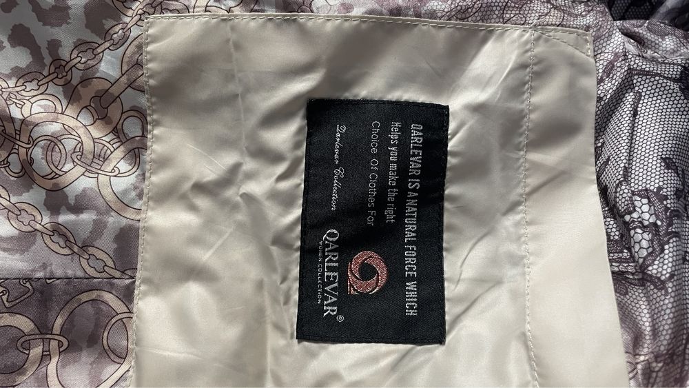 Пальто/пуховик зимовий з натуральним хутром