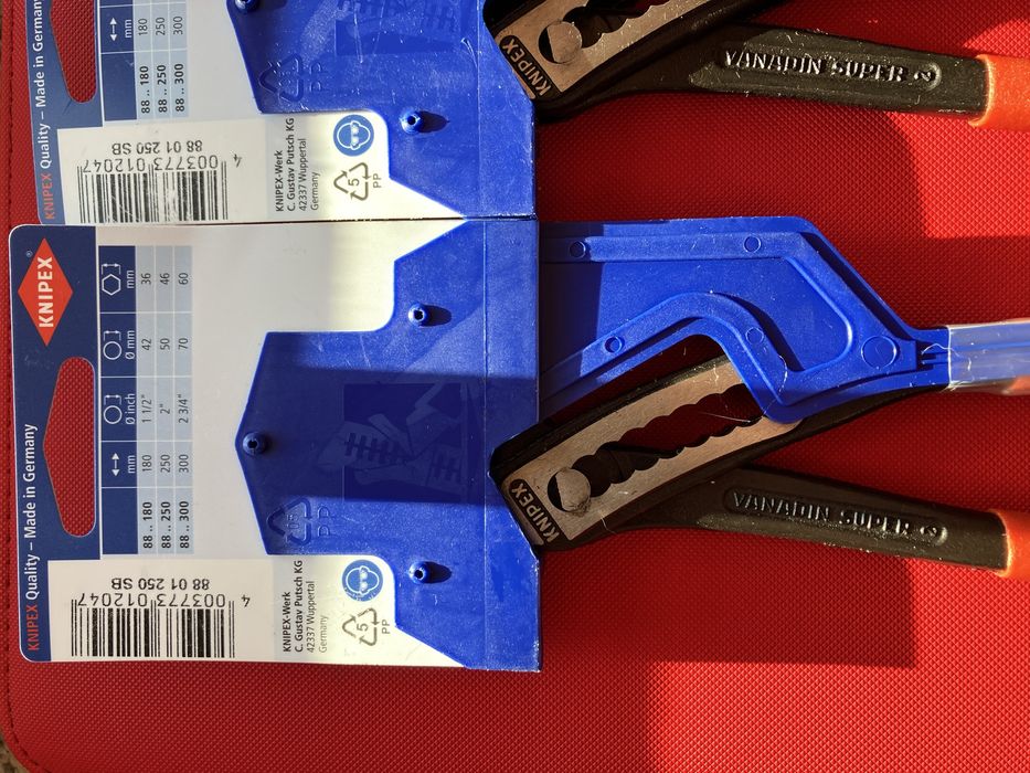 4 Knipex Alligator 250mm