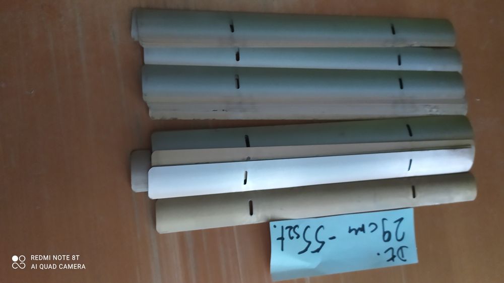 Lamele do żaluzji aluminiowych z rozbiórki