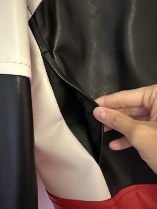 Blusao estilo motard de senhora tamanho L