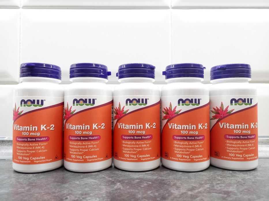 Now Foods, Vitamin K-2 MK-4 (100-250 капс.), витамин К-2 МК-4