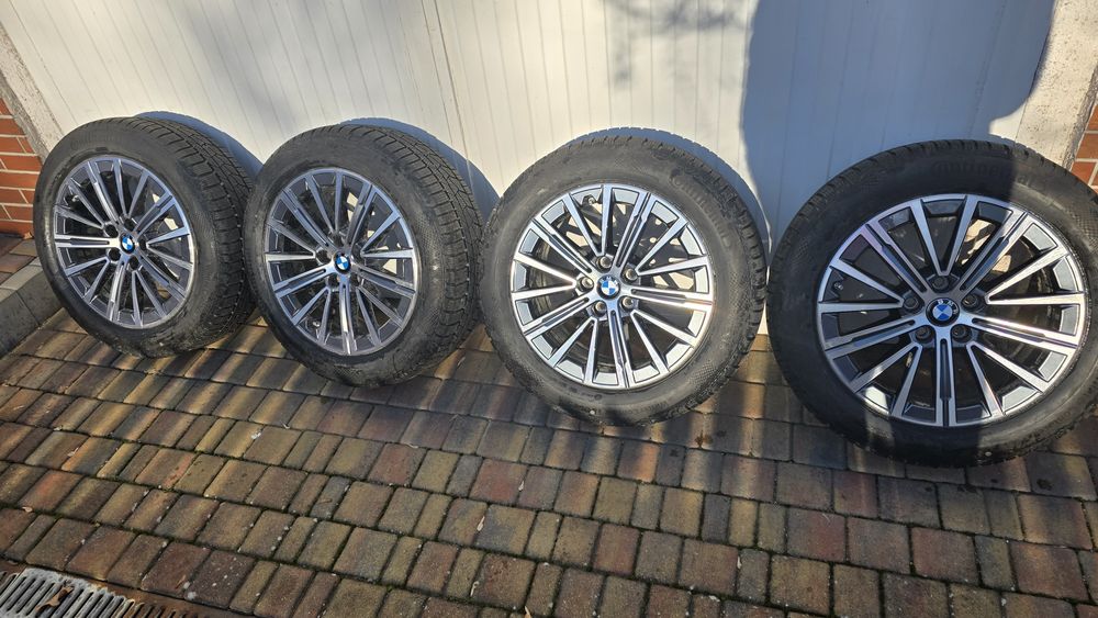 Komplet  kół koła felgi 17" Bmw X1 X2 U11  U10 Nowe opony zimowe  205/