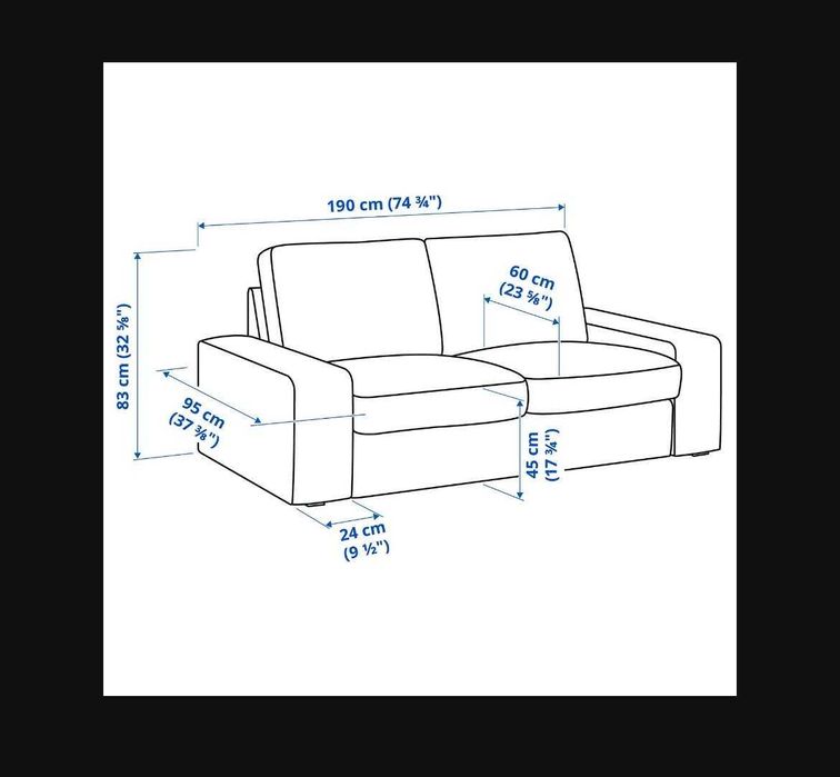 Sofá Ikea 2 lugares
