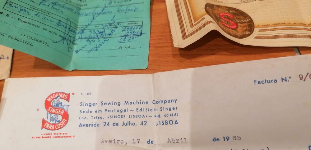 Título propriedade enceradora singer