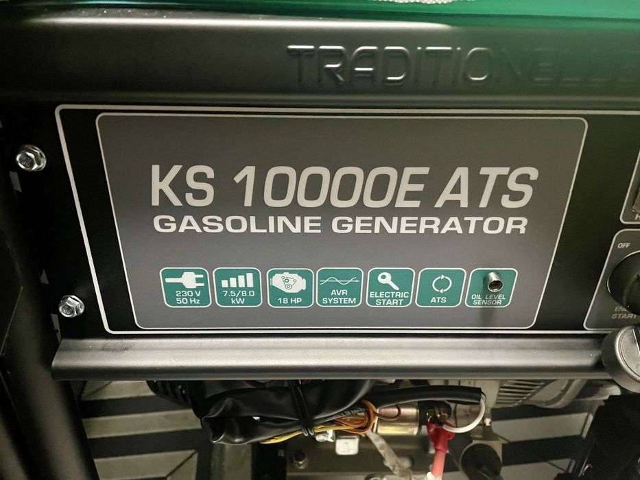 Генератор бензиновий Konner&Sohnen KS 10000E ATS, 230В, 8.0кВт