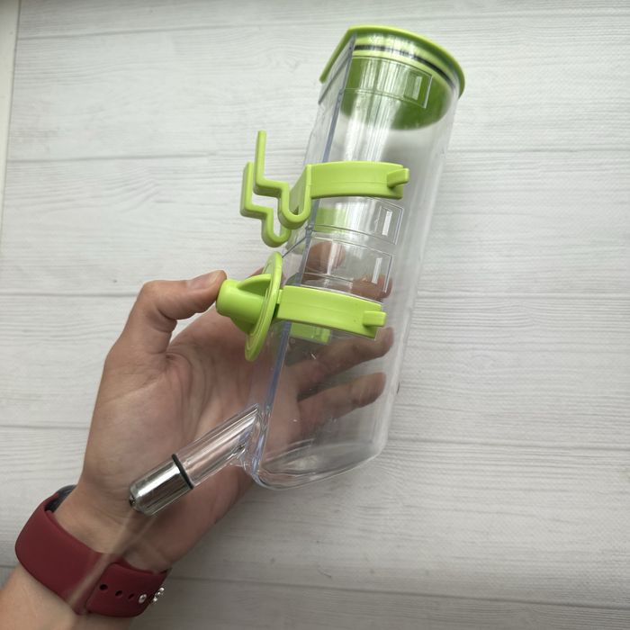 Автоматична поїлка-диспенсер для гризунів та котів 500 мл