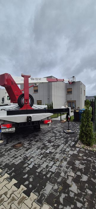 Usługi podnośnikiem koszowym  27m