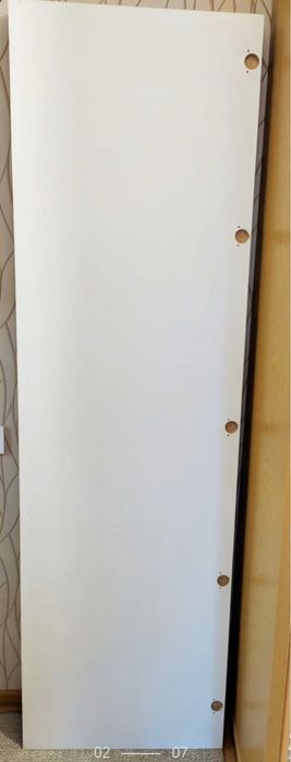 Фасад МДФ фарбований світло сірий 19мм двері до шафи