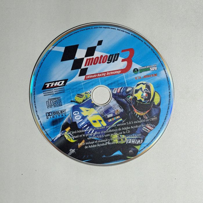 Gra PC - MotoGP 3 Ultimate Racing Technology - sama płyta z grą
