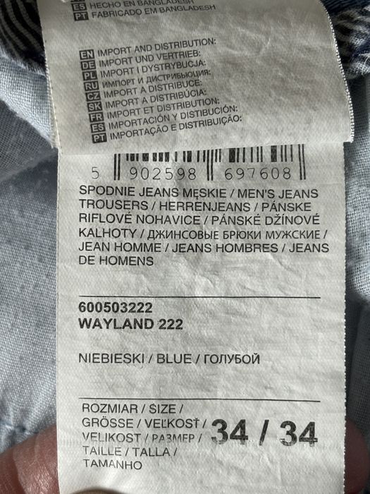 DIVERSE spodnie dzinsowe 34/34