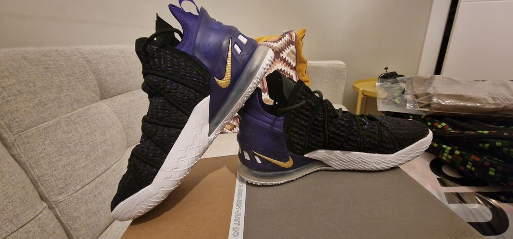 Nike Lebron XVIII, Lakers, 45,5/11,5, stan idealny