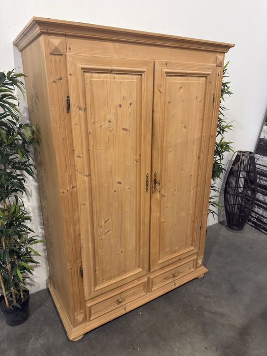 Piękna rustykalna szafa sosnowa lite drewno szuflady super stan wysyłk