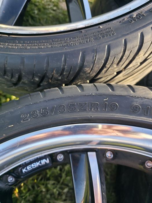 Jantes Keskin R19 5x112 c/pneus