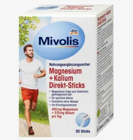 Mivolis Magnez + potas, 30 saszetek, 112,5 g Sklep DE