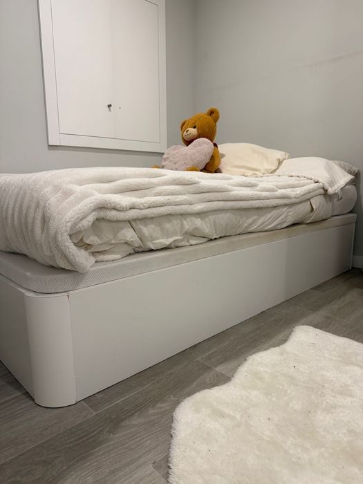 Cama sommier branco