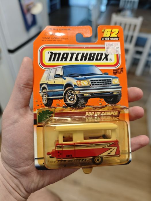 Matchbox pop-up camper great outdoors rocznik 1999