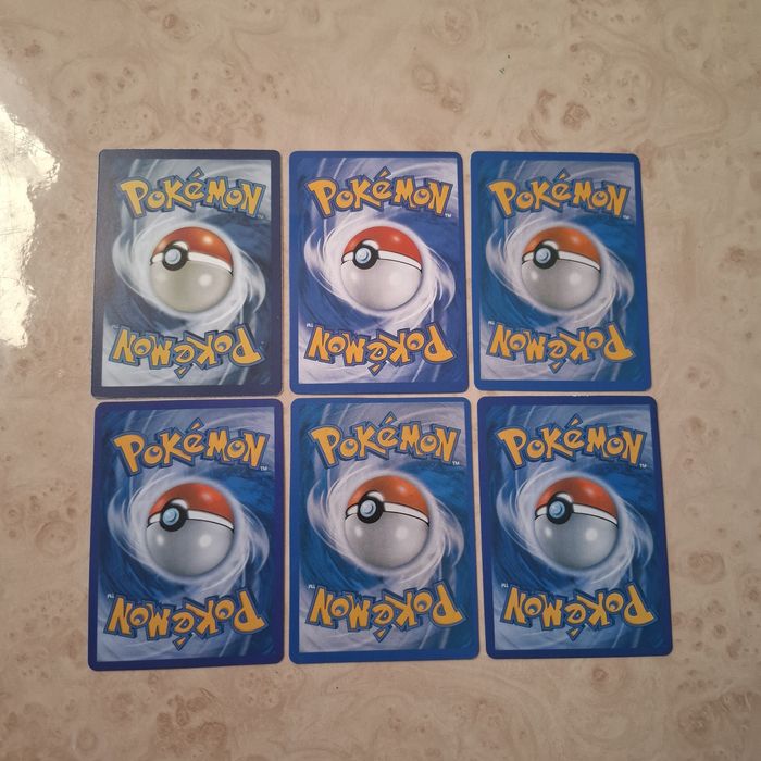 6 Cartas Pokémon