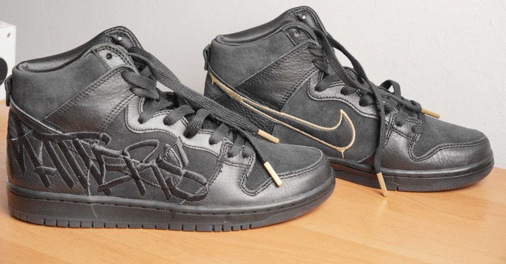 Buty Nike SB Dunk High FAUST Black Gold (EU 42)