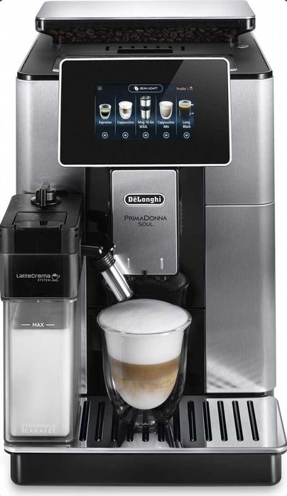 Кавомашина автоматична Delonghi PrimaDonna Soul ECAM 610.74.MB