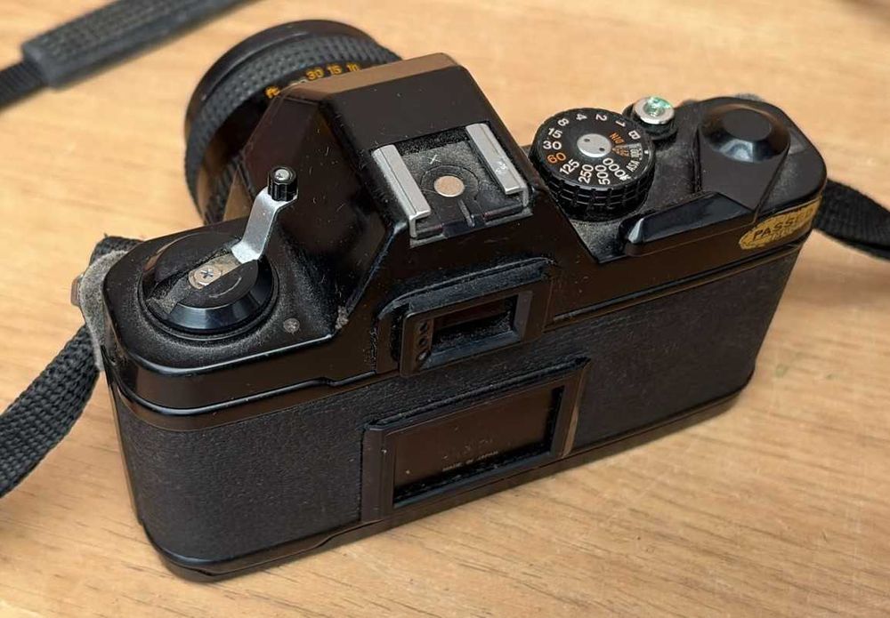 Maquina fotografica antiga a funcionar, Miranda