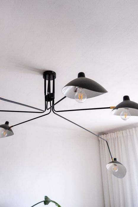 Lampa sufitowa pająk