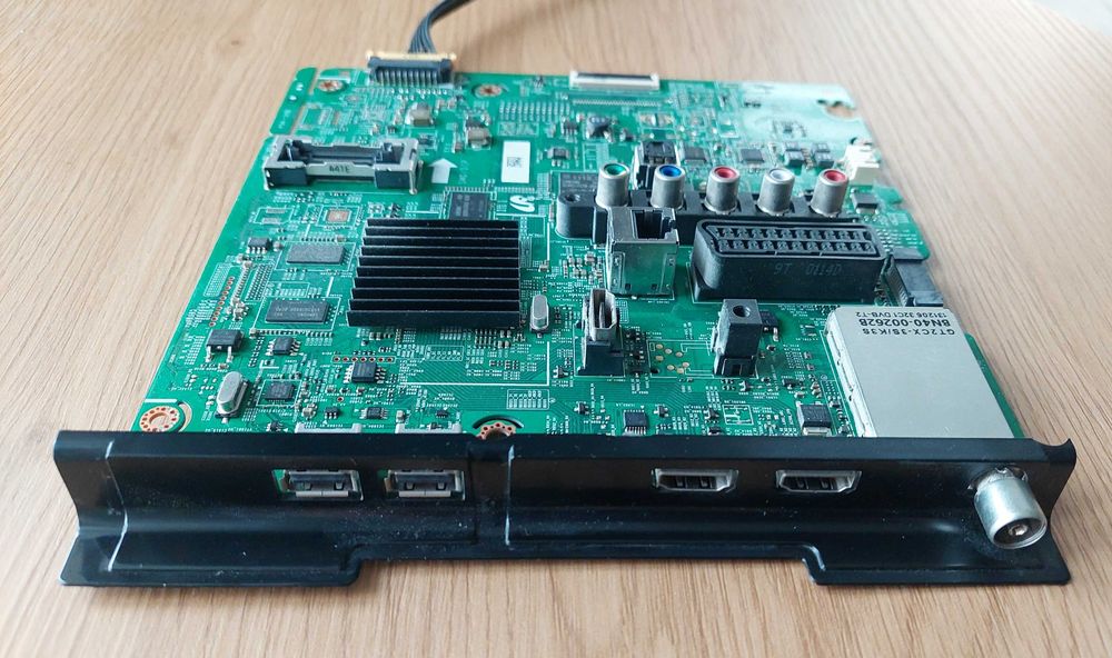 Плата Main Board BN41-01958B от TV Samsung UE46F5300 + шлейф, оригинал, б/у, под ремонт или на запчасти