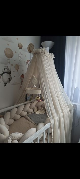 Warkocz ochraniacz do łóżeczka