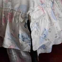 Colcha cama individual com folhos *