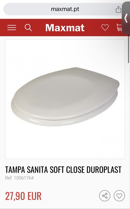 Tampa de sanita NOVO