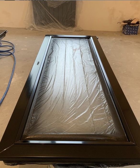 Покраска  окон  дверей  пвх  алюминиевых  конструкций .