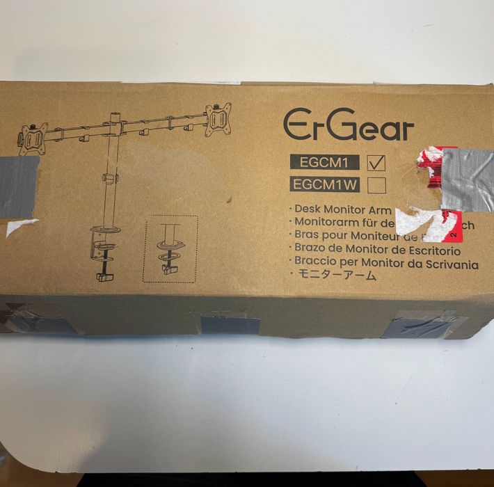 GrGear EGCM1 Podwójny uchwyt na ekran PC dla 13-32