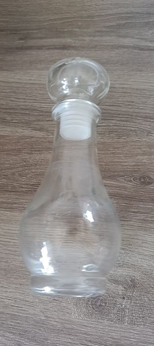 Buteleczka wazonik szklany z korkiem