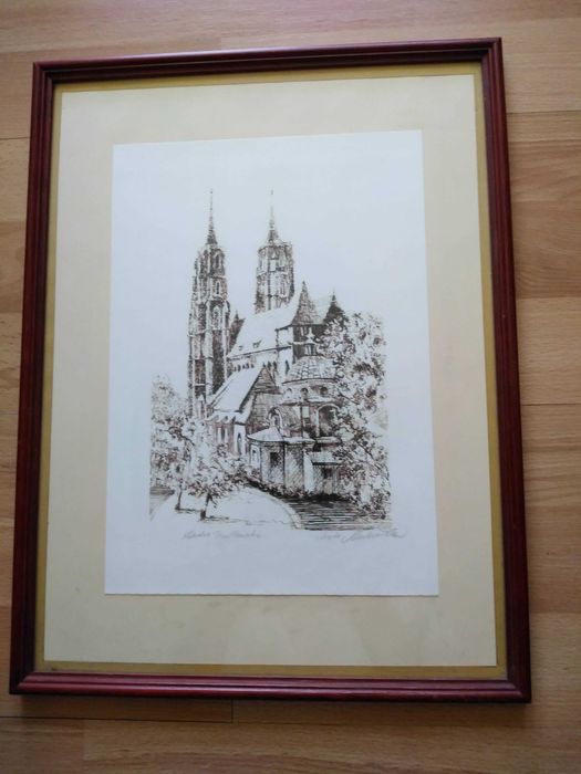 Rycina Wrocław Katedra