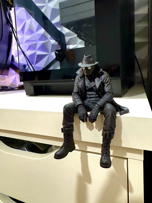 Spider -noir  - Boneco decorativo para setup/gaming