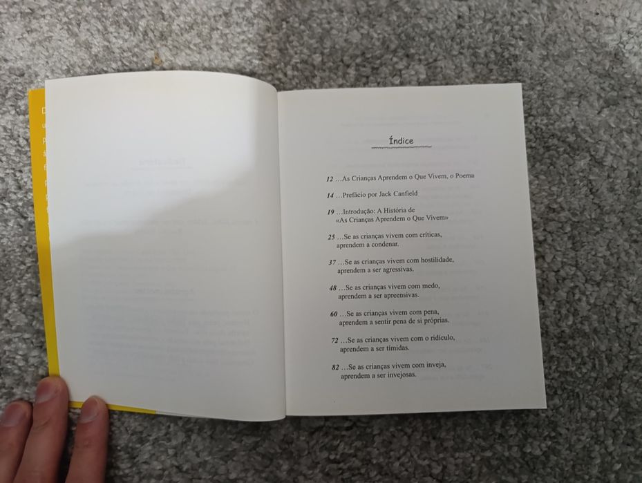 As Crianças Aprendem o que Vivem (portes incluídos)