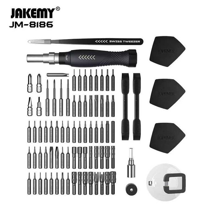 Набір прецизійних викруток Jakemy JM-8186A (83 в 1) для електроніки