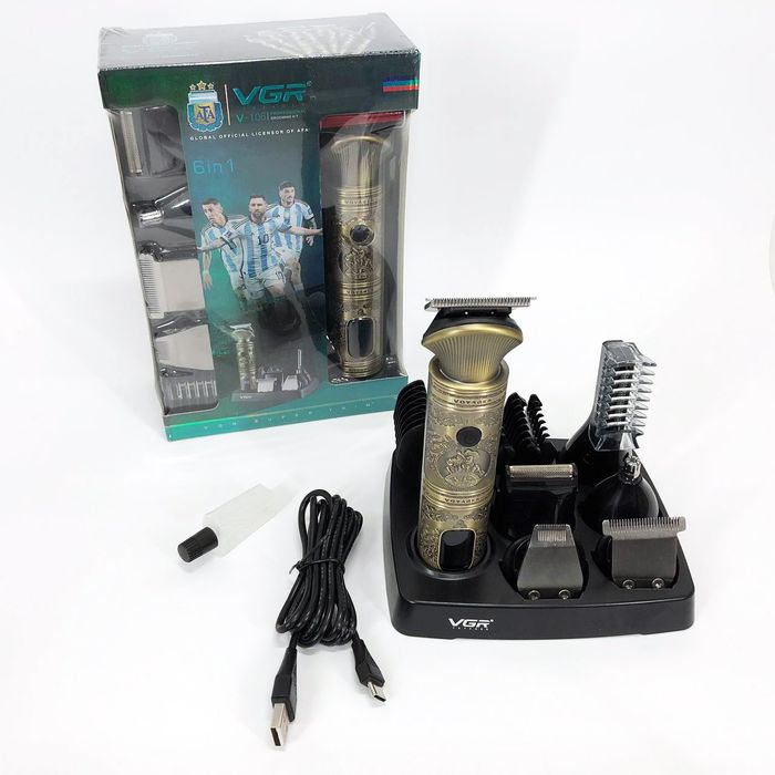 ‼️ Машика для стрижки волосся, тример, бритва VGR- 106