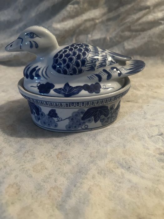 Kaczka maselniczka ceramiczna