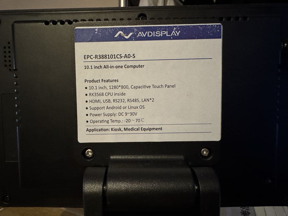 Komputer tablet wszystko w jednym android linux przemyslowy medyczny